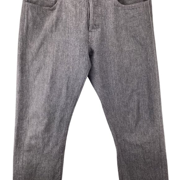 3x1 NYC Mens Straight Jeans Size 32 X 29 32x29 Gray Denim Anchor Button Fly - Picture 4 of 11